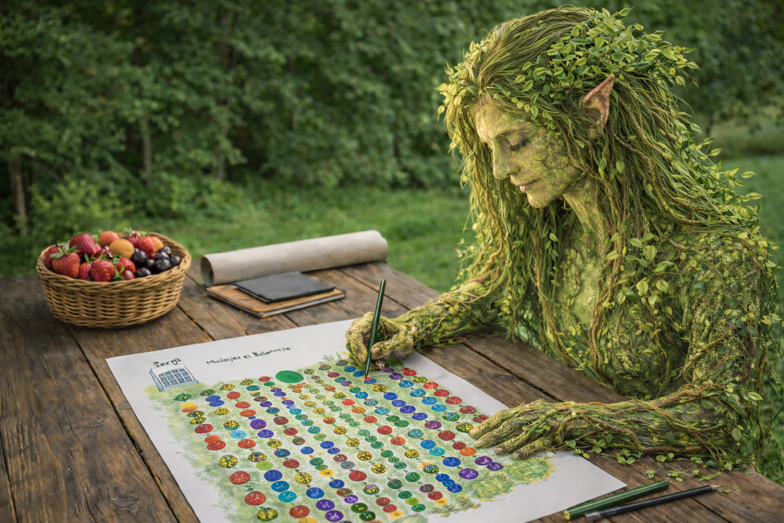 Illustration de la conception d’un futur aménagement agroécologique